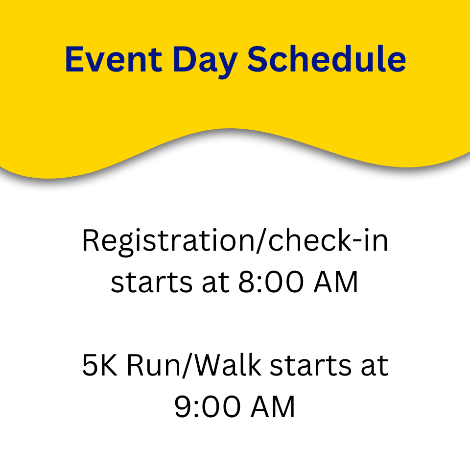 Trinity Falls 5K Event Schedule